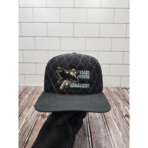 Starter San Jose Sharks Vintage Quilted Plain Logo Adjustable Snapback Hat NHL